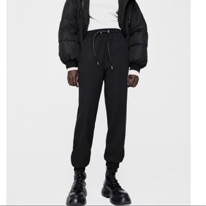NWT Zara black joggers, Size S